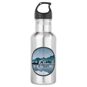 Flathead Lake Montana Reflection 532 Ml Water Bottle