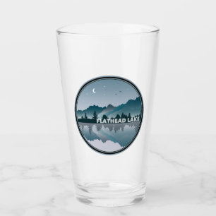 Flathead Lake Montana Reflection Glass