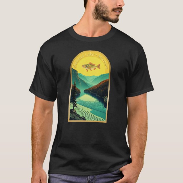 Flathead lake Montana T-Shirt (Front)