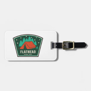 Flathead National Forest Camping Luggage Tag