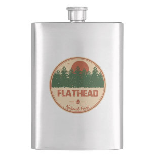 Flathead National Forest Hip Flask