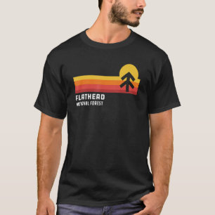 Flathead National Forest Montana Cool Retro Style T-Shirt