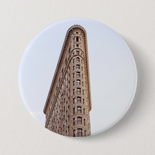 Flatiron building  7.5 cm round badge (Front)