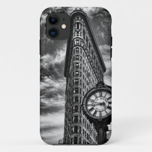Flatiron Building and Clock in Black and White 1C2 Case-Mate iPhone Case