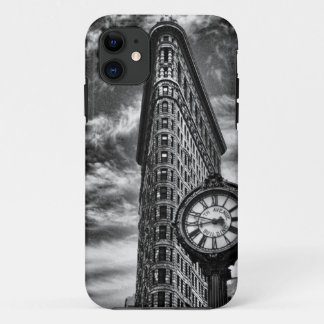 Flatiron Building and Clock in Black and White 1C2 Case-Mate iPhone Case