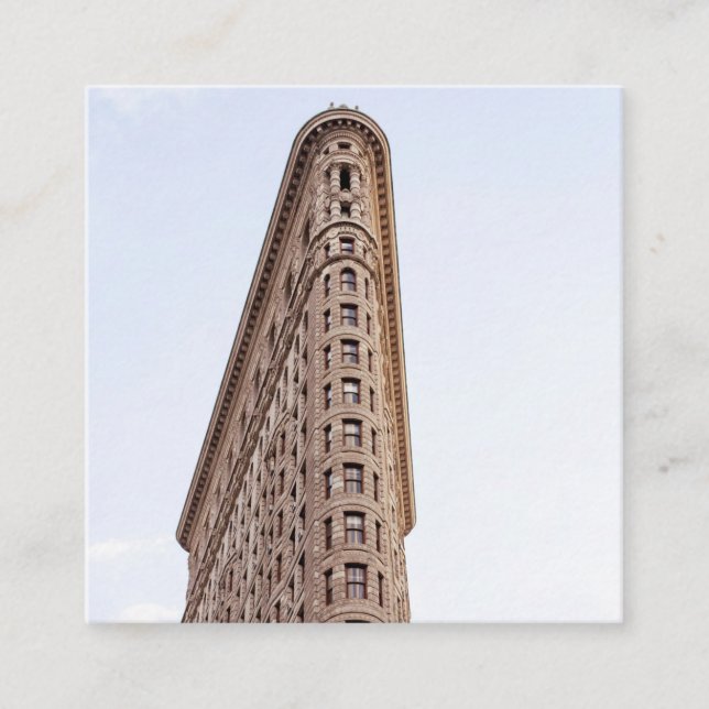 Flatiron building  calling card (Front)