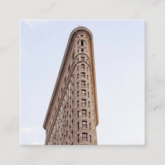 Flatiron building  calling card (Front)