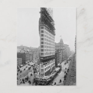 Flatiron Building Construction, 1902 Postcard