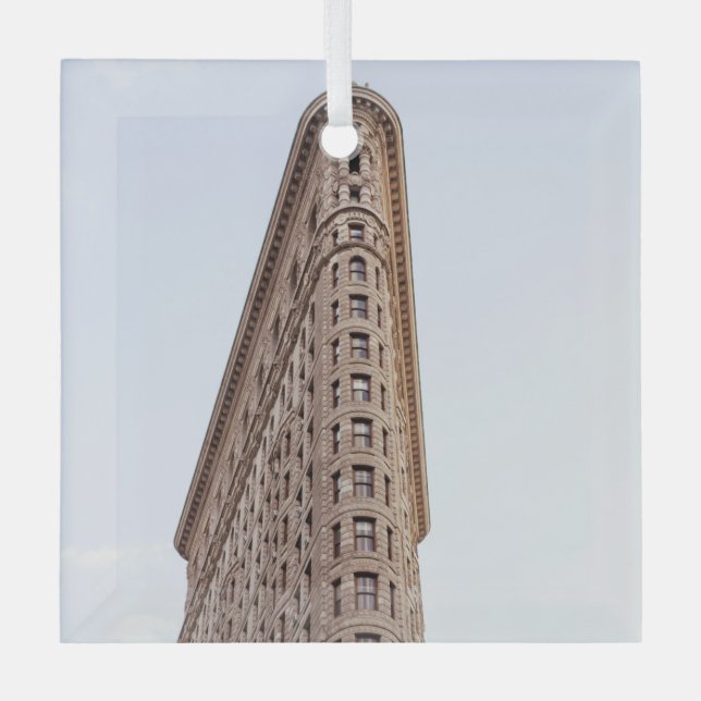 Flatiron building  glass tree decoration (Front)