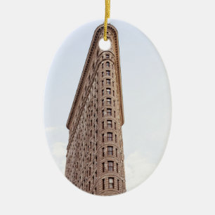 Flatiron Building New York City Ceramic Tree Decoration