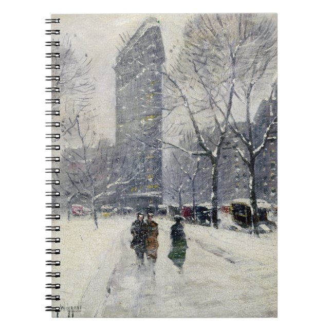 FLATIRON BUILDING NEW YORK CITY SPIRAL NOTEBOOK (Front)