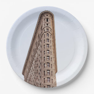 Flatiron building paper plate
