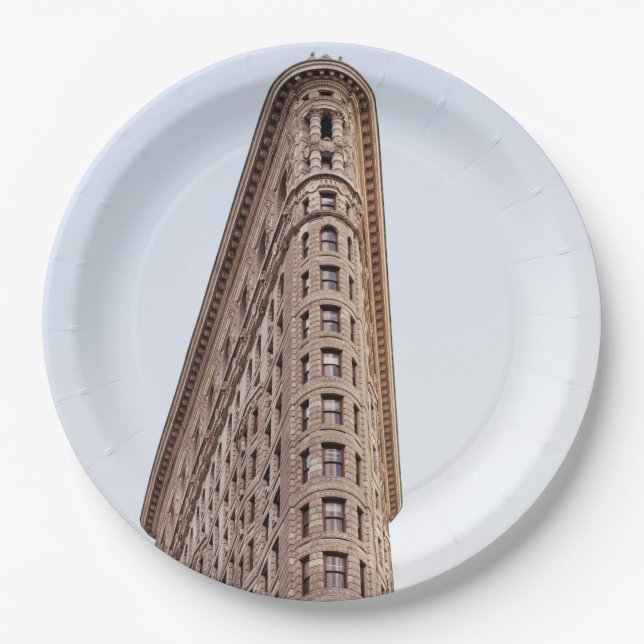 Flatiron building  paper plate (Front)