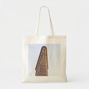 Flatiron building postcard tote bag