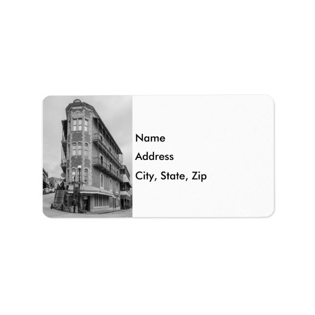 Flatiron Flats Eureka Grayscale Address Label (Front)