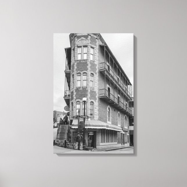 Flatiron Flats Eureka Grayscale Canvas Print (Front)
