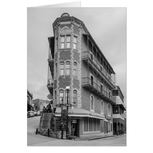 Flatiron Flats Eureka Grayscale Greeting Card (Front)