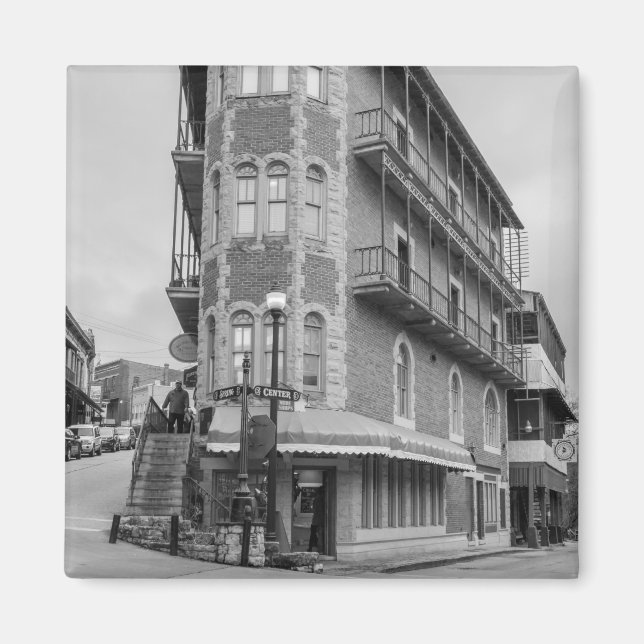 Flatiron Flats Eureka Grayscale Magnet (Front)