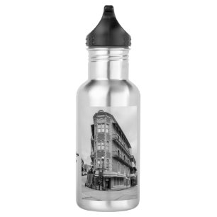 Flatiron Flats Eureka Grayscale Stainless Steel Wa 532 Ml Water Bottle