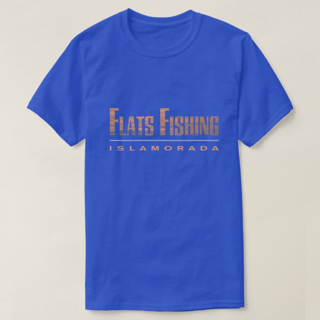 Flats Fishing Islamorada Florida T-Shirt (Design Front)