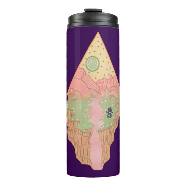Flatwoods Monster Home Planet | Cryptid Folklore  Thermal Tumbler (Front)