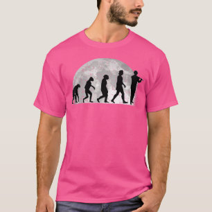 Flautist Evolution Moon Transverse Flute T-Shirt