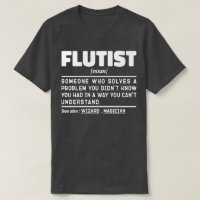 Flautist Noun Music Lover Funny Instrument Player