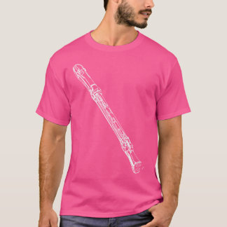 Flautist Recorder Instrument Clarinet Wooden Flute T-Shirt