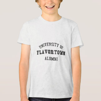 Flavortown University Alumni American Food Funny F Tri-Blend Shirt