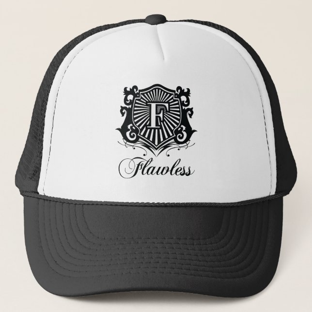 FLAWLESS BLACK AND WHITE HAT (Front)