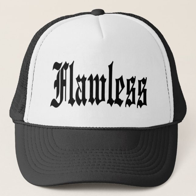 FLAWLESS TRUCKER HAT (Front)