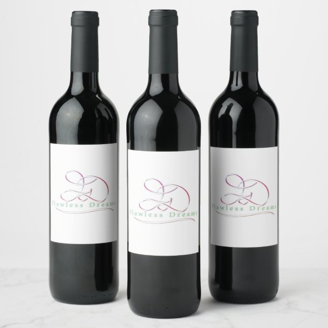 FlawlessDreams Food and Beverage Label Set (Bottles)