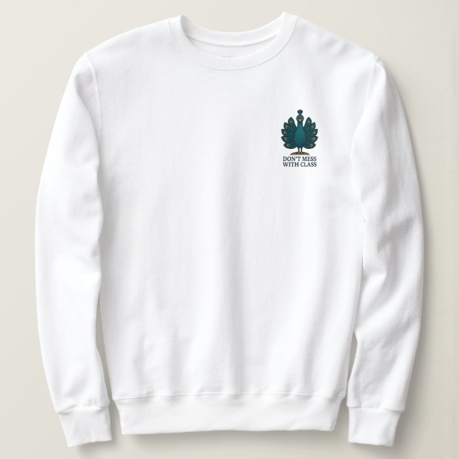 Flaws & Flowers Sweatshirt (Design Front)
