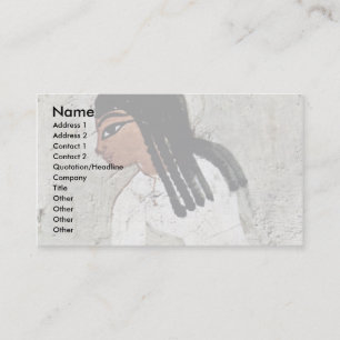 Flax Harvest Details By Maler Der Grabkammer Des N Business Card