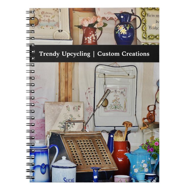 Flea Market Flipper Spiral Notebook (Front)