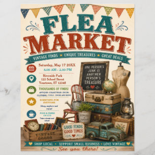 Flea Market Poster Flyer