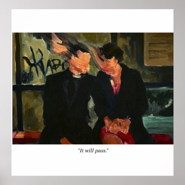 Fleabag It will pass Quote Poster (Front)