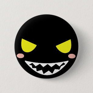 Fleck the Black Ghost Head 6 Cm Round Badge