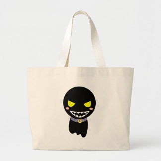 Fleck the Black Ghost Large Tote Bag