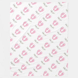 Fleece Blanket/Baby Girl Blanket