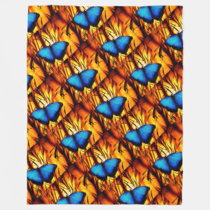 Fleece Blanket/Butterflies Blanket