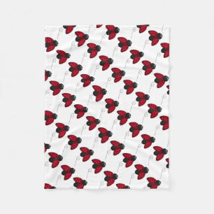 Fleece Blanket/Cute Ladybug Blanket