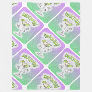 FLEECE BLANKET - DAIQUIRI RECIPE COCKTAIL ART