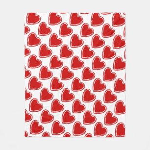 Fleece Blanket/Hearts Blanket
