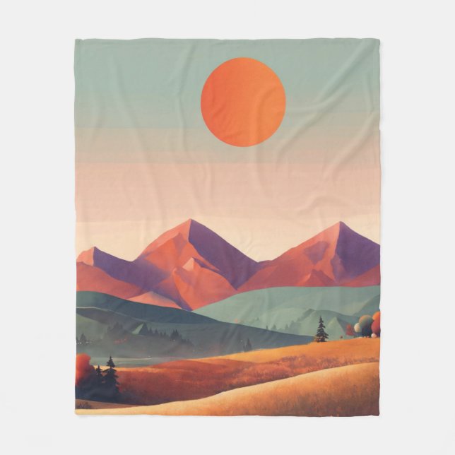 Fleece Blanket, Medium 50" x 60" Blanket (Front)