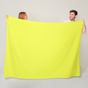 Fleece Blanket, Neon Yellow