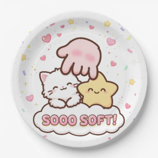 Fleece Blanket Paper Plate