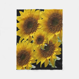 Fleece Blanket Sunflower