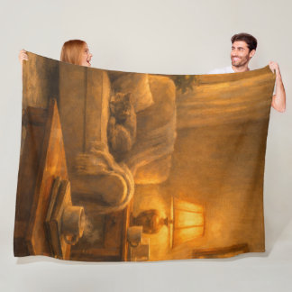 Fleece Blanket – Warm Light & Quiet Moments