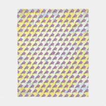 Fleece Blanket - Yellow, Kids' Room Collection